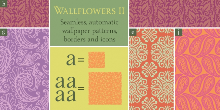 Wallflowers II font preview