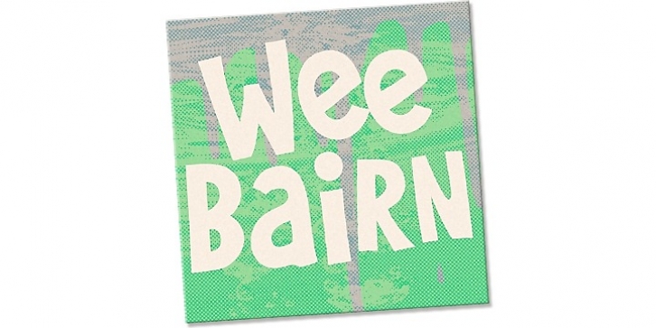 Wee Bairn font preview