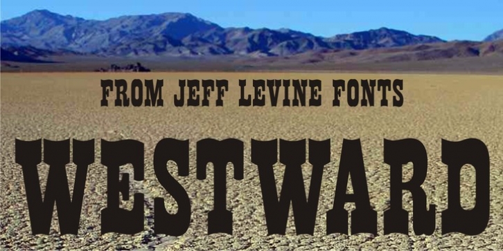 Westward JNL font preview