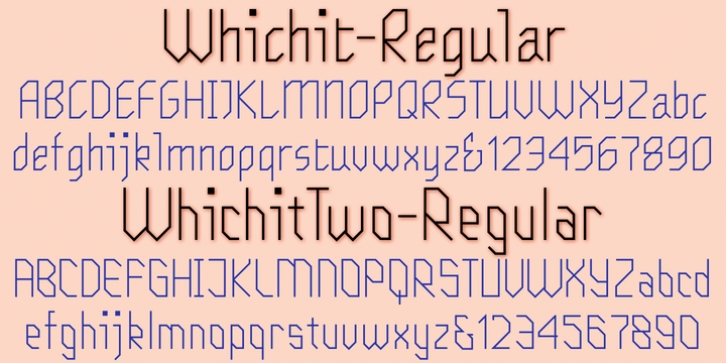 Whichit font preview