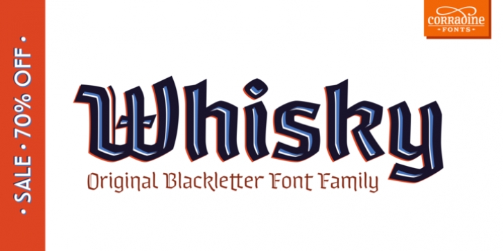 Whisky font preview