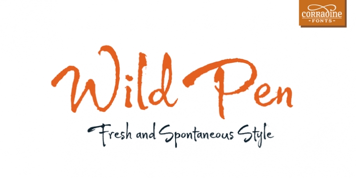 Wild Pen font preview