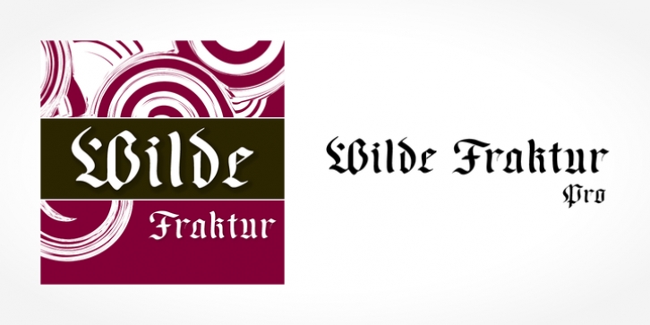 Wilde Fraktur Pro font preview