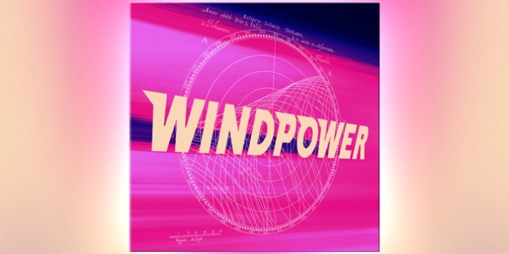 Windpower font preview