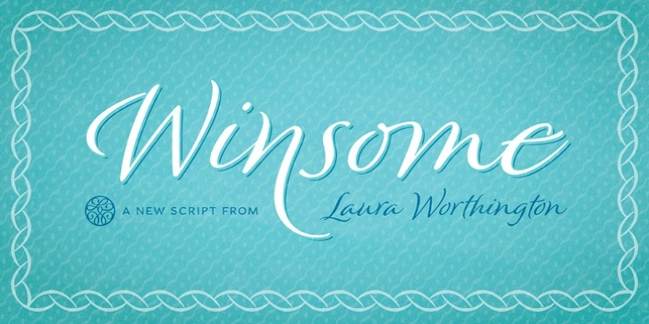 Winsome font preview