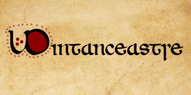 Wintanceastre font preview