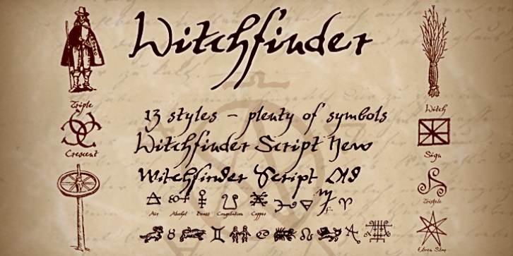Witchfinder font preview