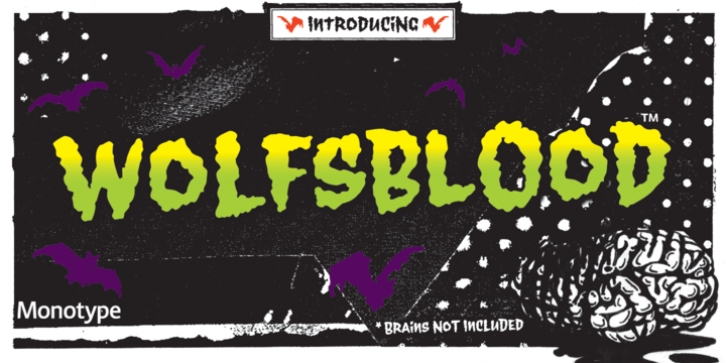 Wolfsblood font preview