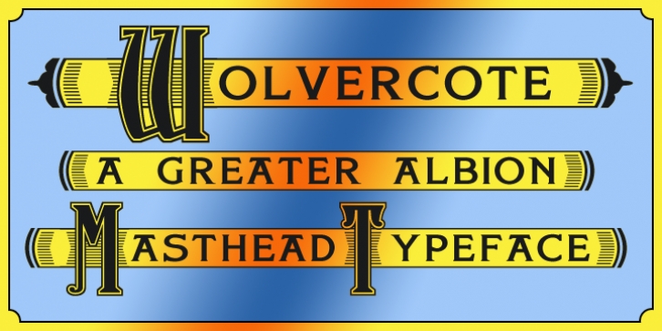 Wolvercote font preview