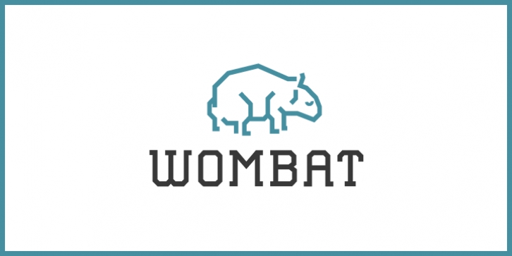 Wombat font preview