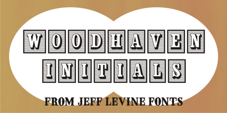 Woodhaven Initials JNL font preview