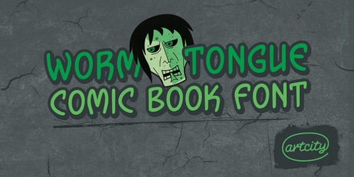 Wormtongue font preview