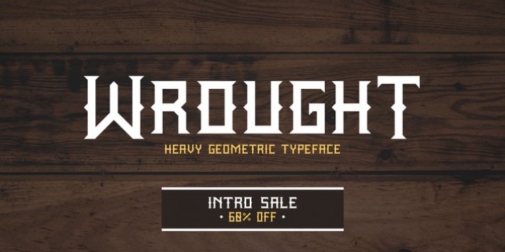 Wrought font preview