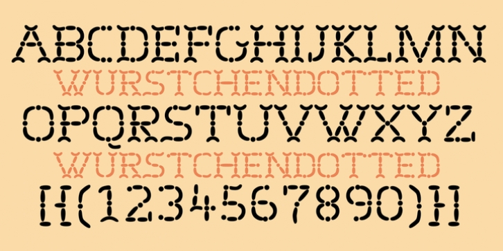 Wurstchen font preview