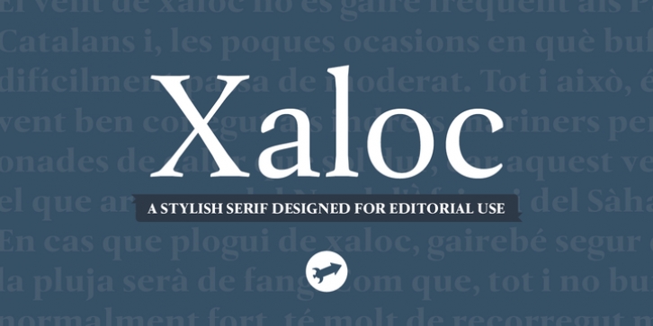 Xaloc font preview