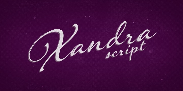 Xandra font preview