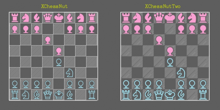 XChessNut font preview