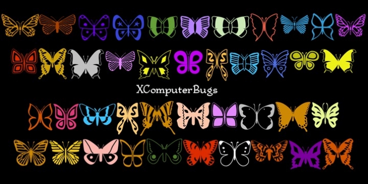 XComputerBugs font preview