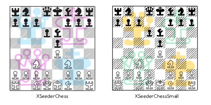 XSeeder Chess font preview