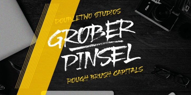 XXII Grober Pinsel font preview