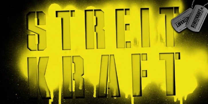 XXII STREITKRAFT font preview