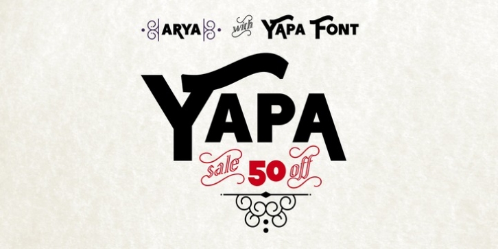 Yapa font preview