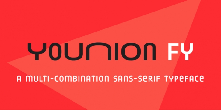 Younion FY font preview