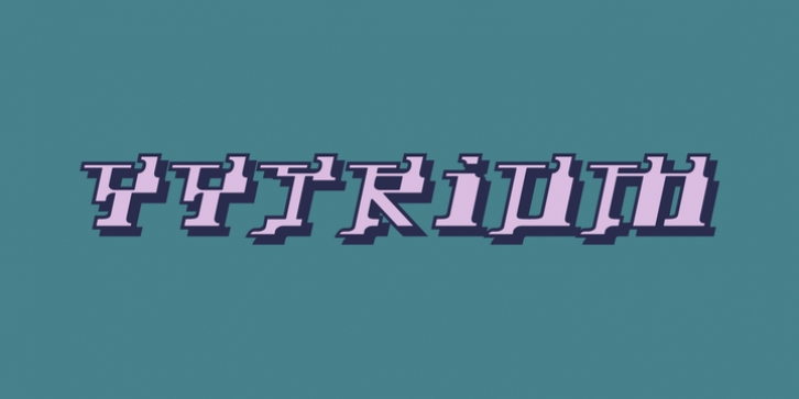 Yytrium font preview