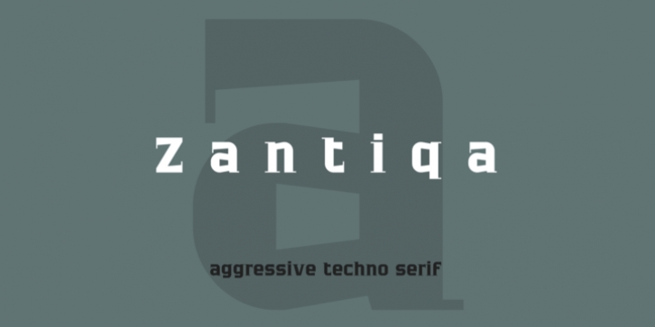 Zantiqa 4F font preview