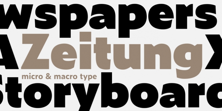 Zeitung Pro font preview