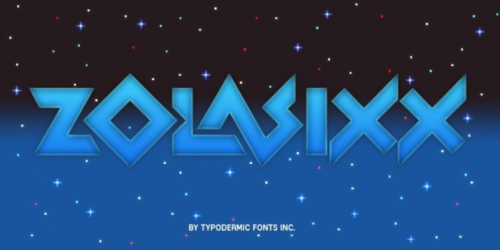 Zolasixx font preview