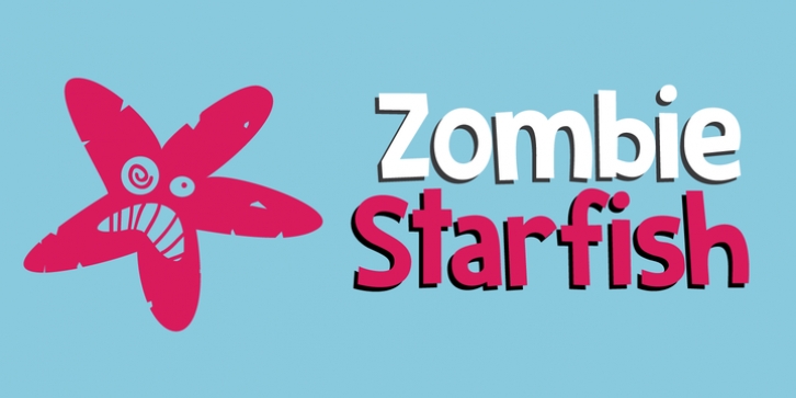 Zombie Starfish font preview