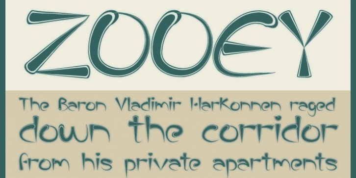 Zooey font preview