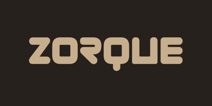 Zorque font preview