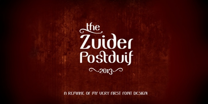 Zuider Postduif font preview